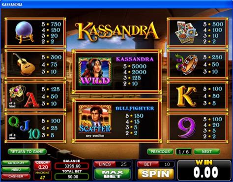 Play Kassandra slot